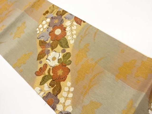 JAPANESE FUKURO OBI / WOVEN TSUJIGAHANA